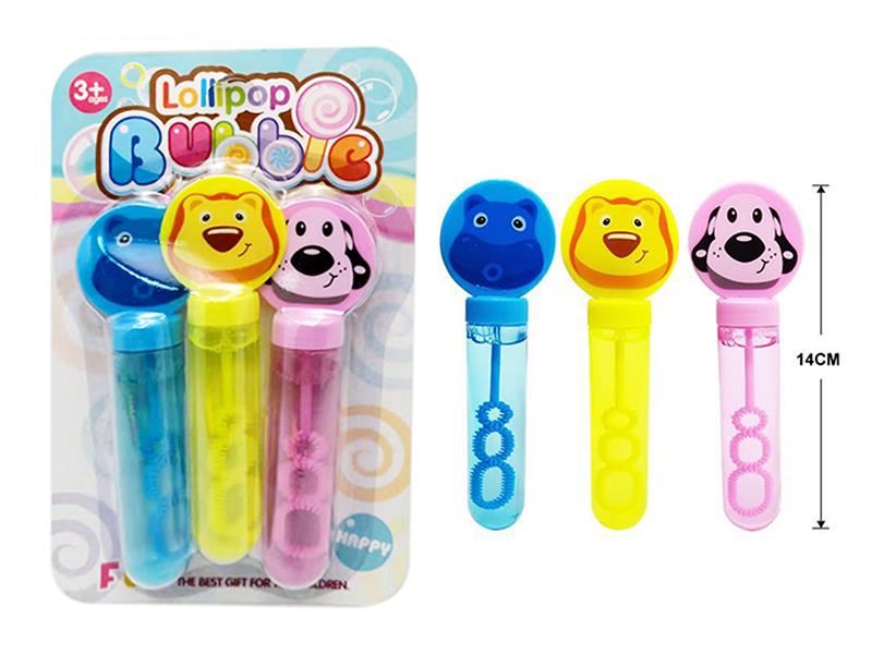 Cartoon Animal Bubble Stick 3pcs