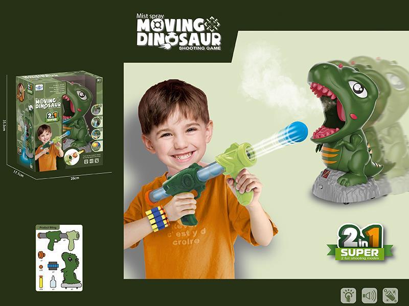 Mist Spray Moving Dinosaur Shooting Game