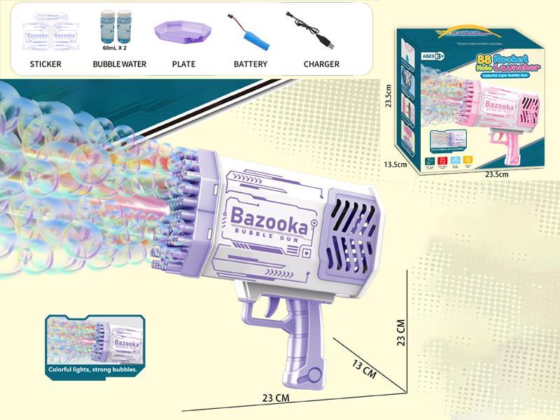 88 Hole Rocket Launcher Bubble Machine