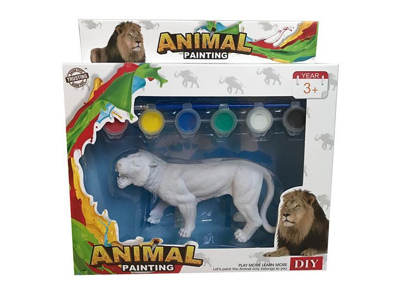 DIY Animal Coloured Drawing -PVC Tiger