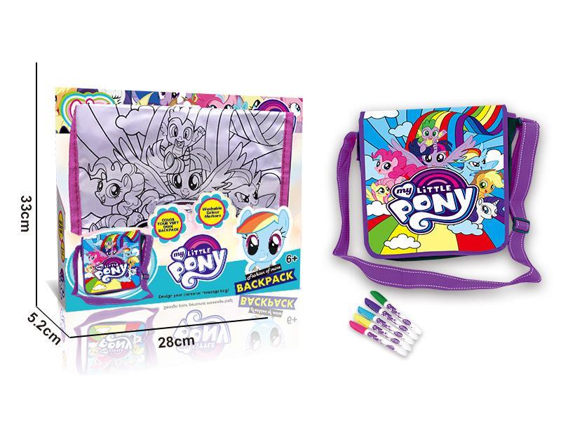 DIY PONY Coloured Drawing Bag