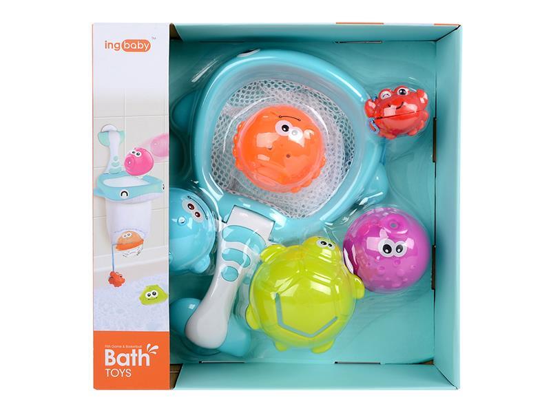 Fishing Game & Basketball Bath Toys