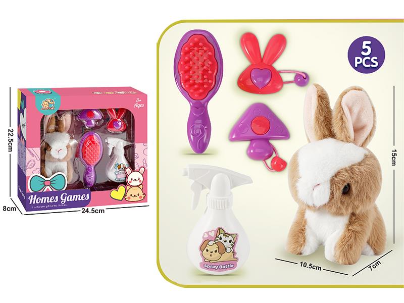 Pet Rabbit Grooming Set 5pcs