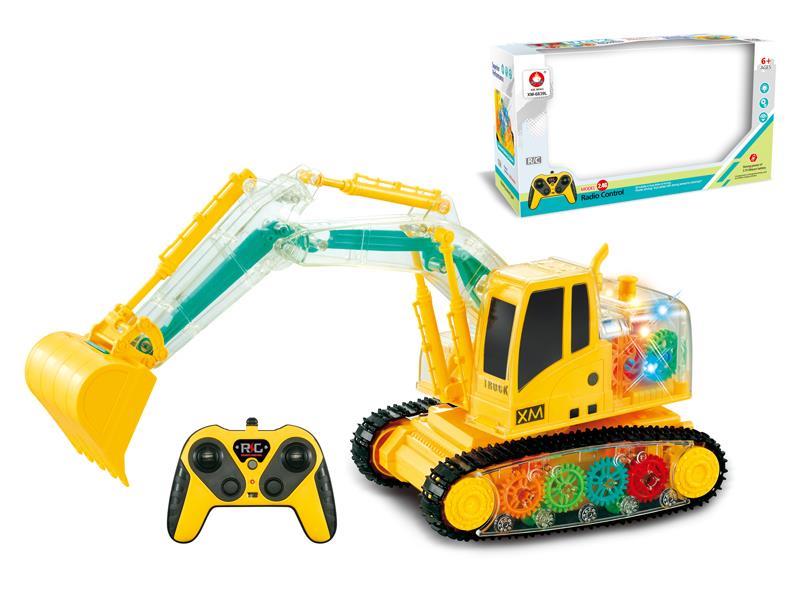 2.4G R/C Transparent Gear Engineering Vehicle