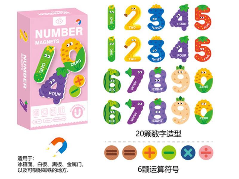 Magnetic Sticker (Numbers)