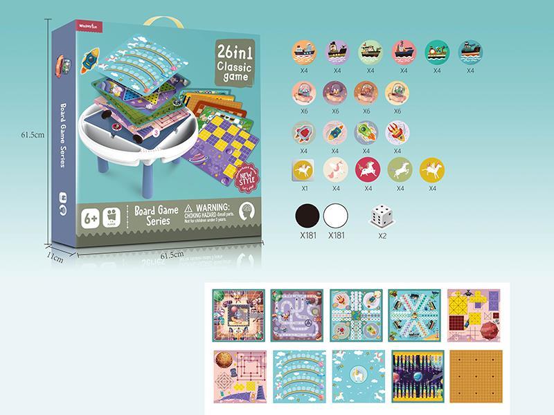 26 In 1 Board Game Table