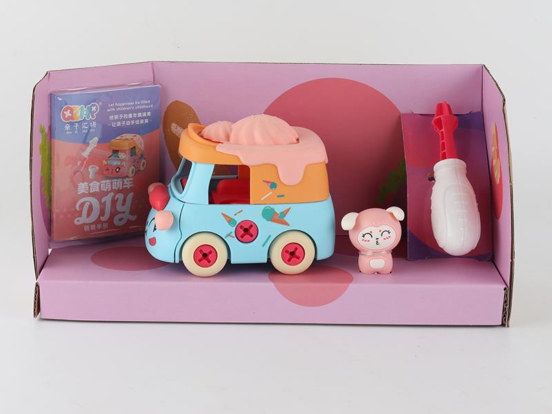 DIY Assembly Cute Food Car