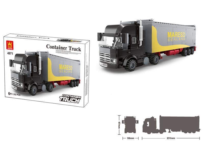 Container Truck Building Blocks 352pcs