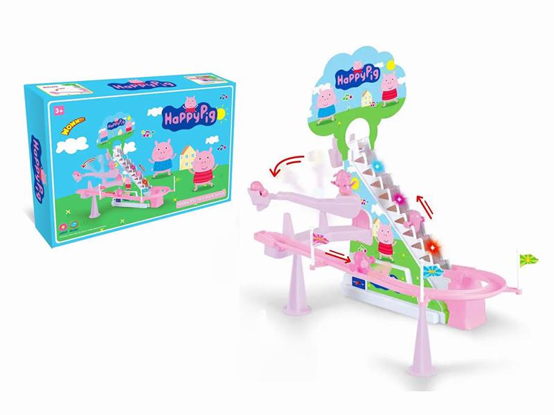 Happy Pig Slide Track Toys