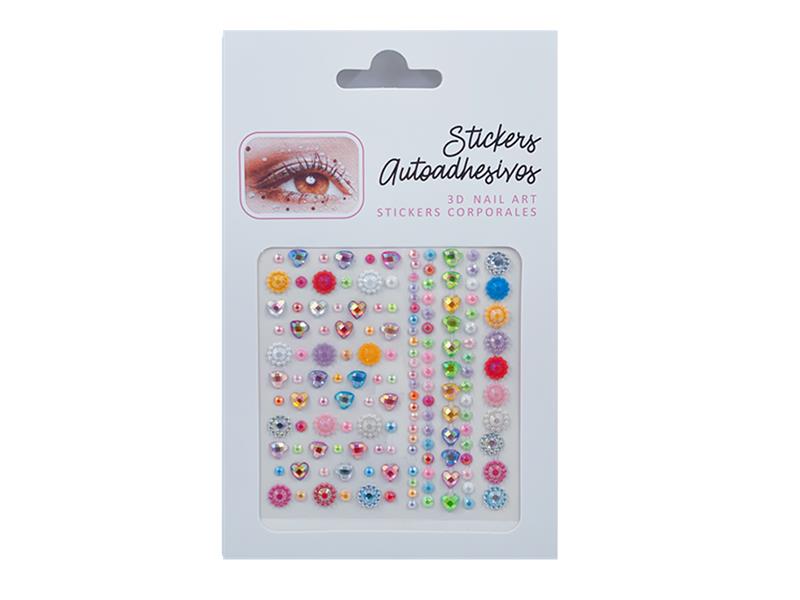 Eyes Face Gems Crystal Stickers