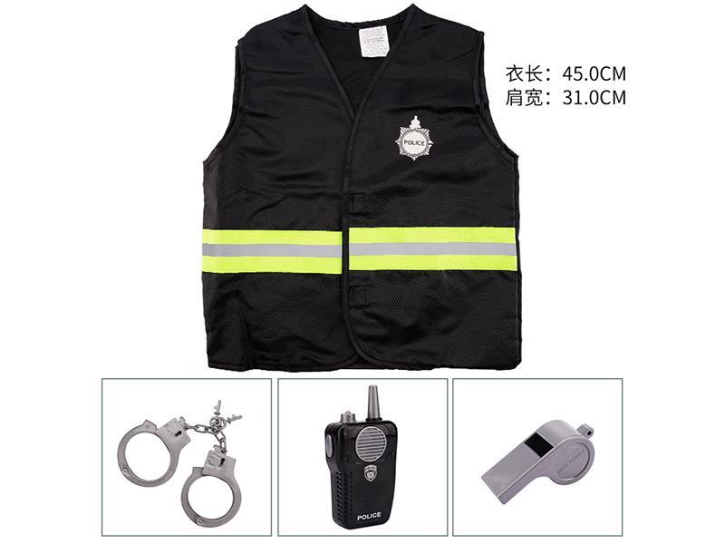 Vest Police Set With Music Interphone