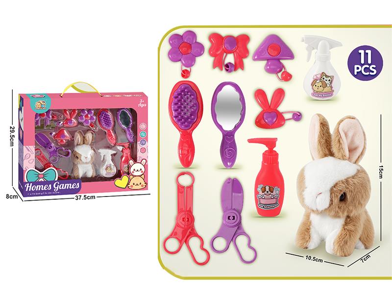 Pet Rabbit Grooming Set 11pcs