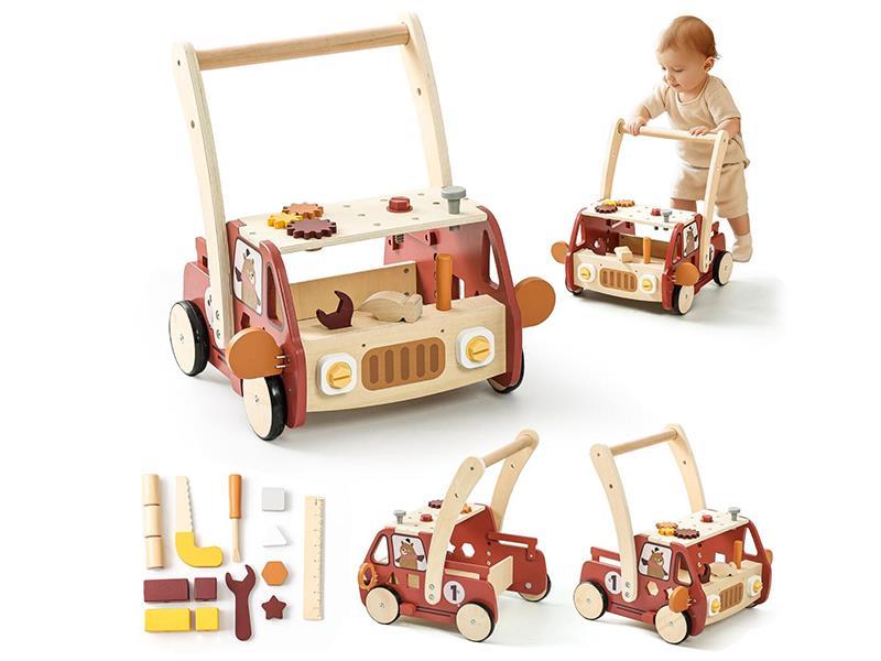 Red Tool Cart Baby Walker