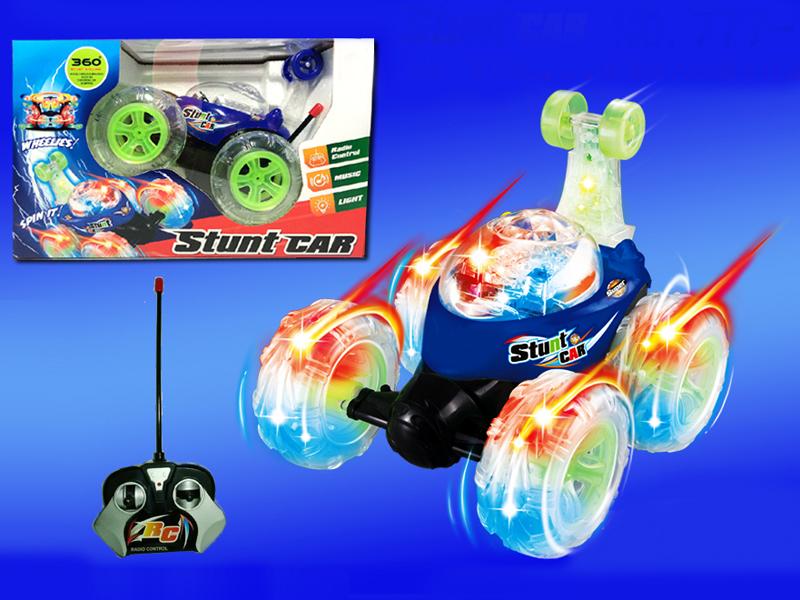 360 Degrees Rotation Dazzle Lamp 
Music Resistance To Fall 
Extra Large Tipping Bucket Stunt Car With Charge