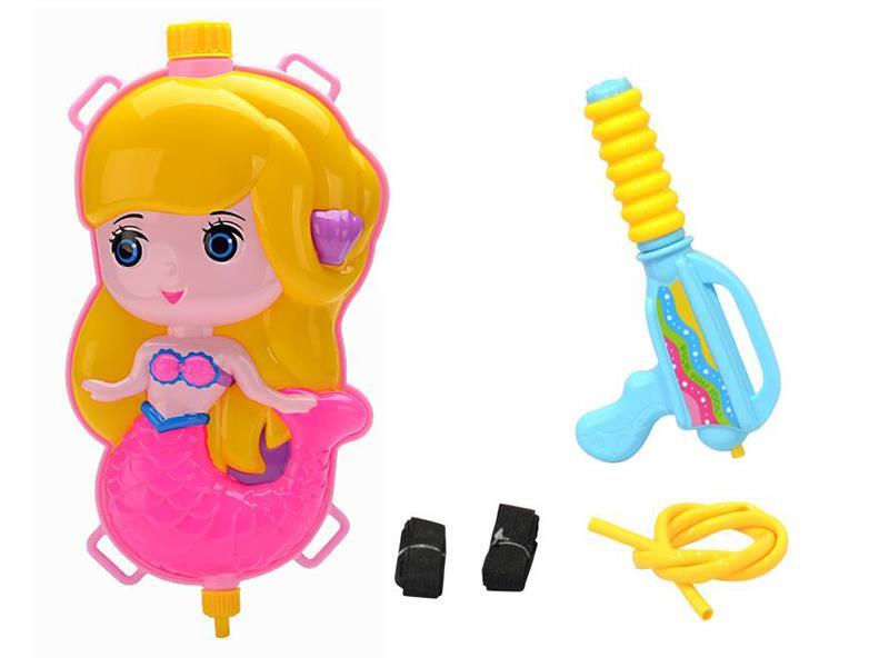 Mermaid Backpack Water Gun