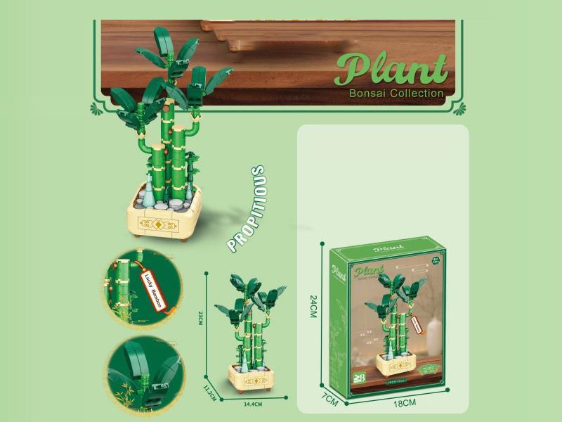 Building Blocks: 308 Pieces Of Lucky Bamboo