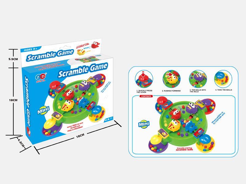 4-Person Frog Pearl Plate