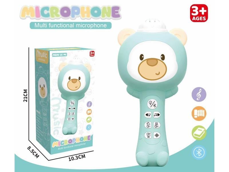 Little Bear Multi-Functional Children's Early Education Microphone