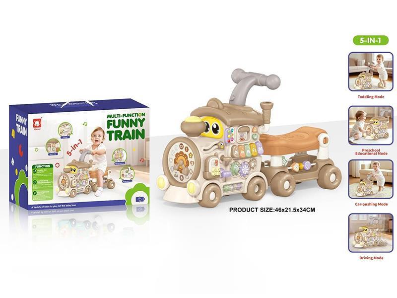 5 In 1 Baby Walker Train