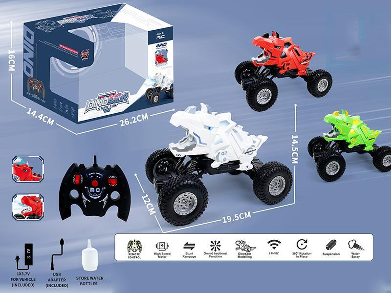 5-Channel Remote Control Spray Triceratops Cross Country Car