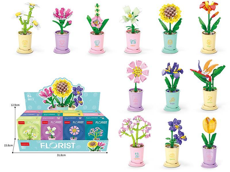 Building Blocks: Guardian Flowers Of The 12 Zodiac Signs