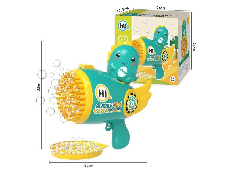 69 Holes Dinosaur Bubble Gun