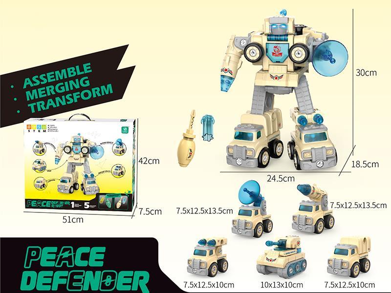 Assemble Toys - Peace Defender Robot