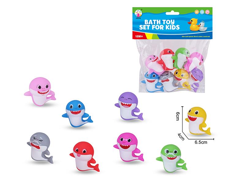 Baby Shark Kids Bath Toy Set 8pcs