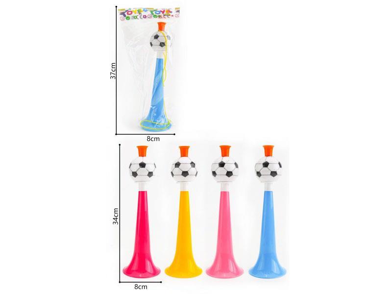 A Section Of A Horn With A Rope