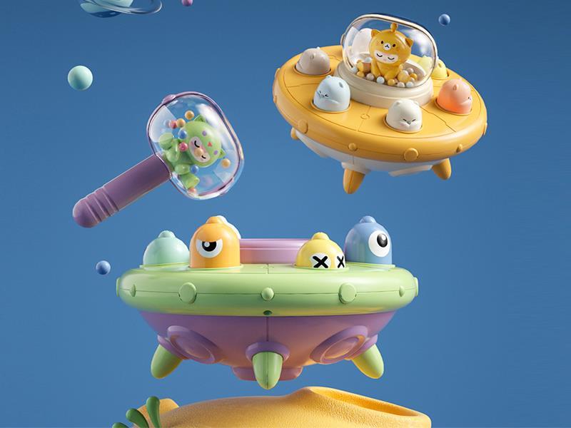 UFO Hits Groundhog Toy