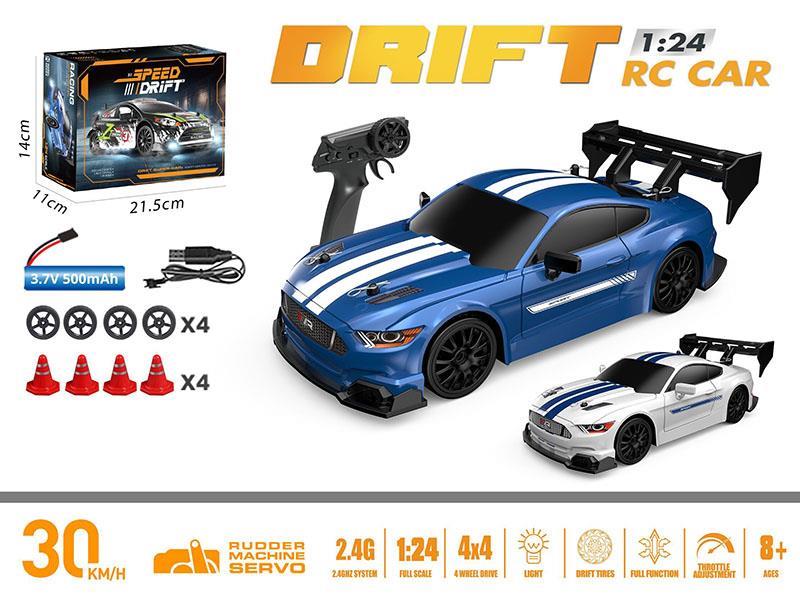 1:24 Full-Wcale Mustang Drift Remote Control Car