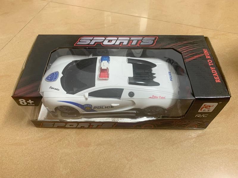 1:16 4-Channel Remote Control Police Car(Not Included Batteries)