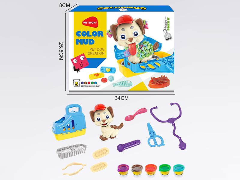 Color Clay Pet Dog Creation Veterinary Toys