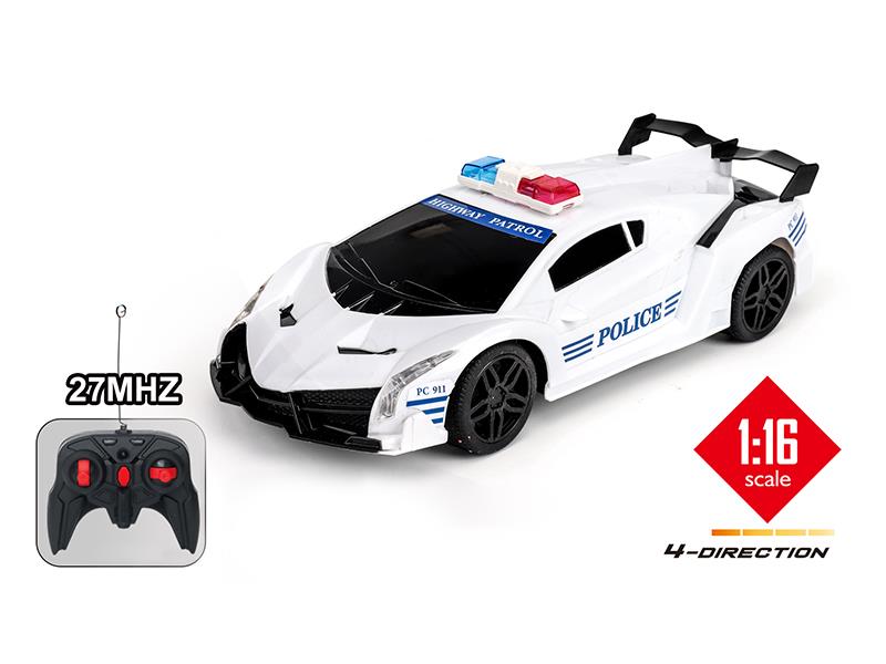 1:16 Lamborghini 4-Channel Remote Control Police Car