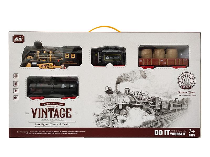 Retro Rail Train(Light + Sound)