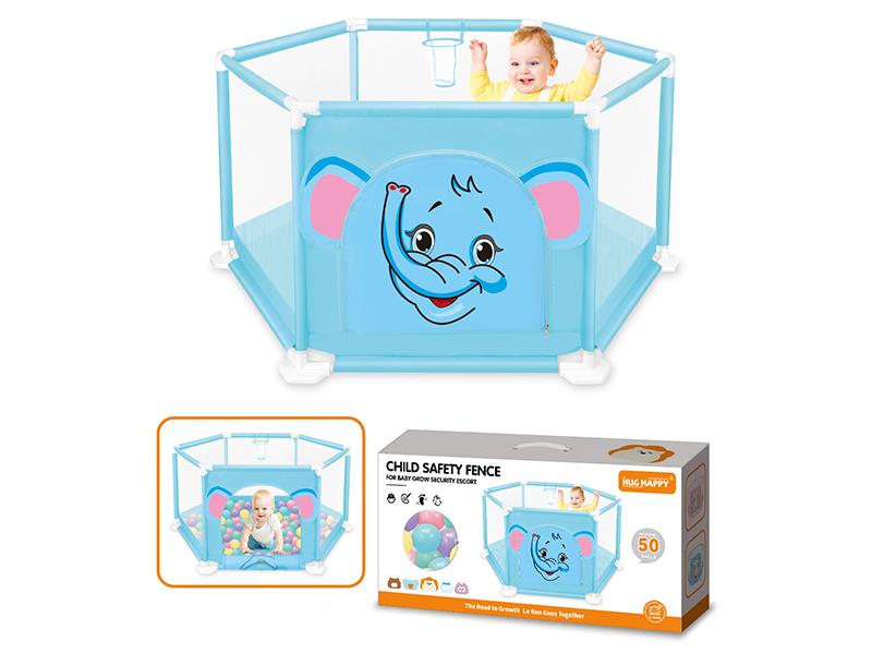 146cm Child Safety Fence With 50pcs 5.5cm Ocean Balls