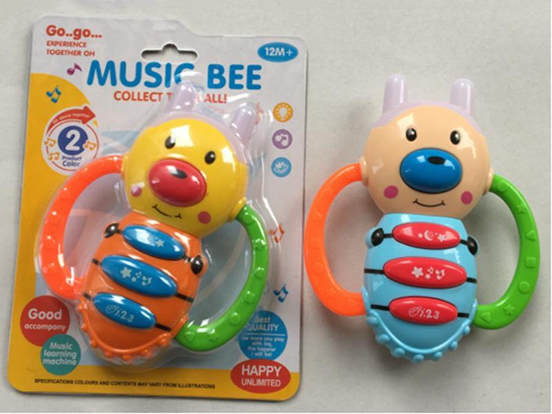 Bee With Light And Music