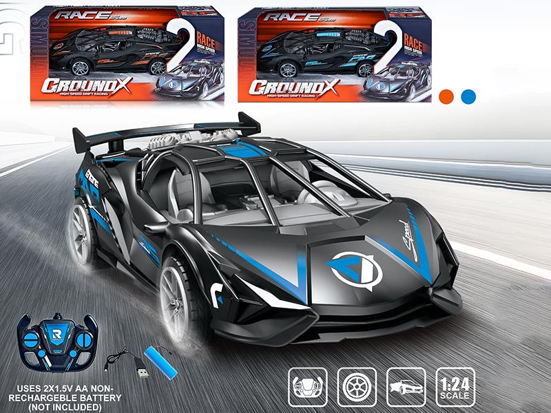 1:24 27Mhz 4-Channel Remote Control High Speed Racing Car