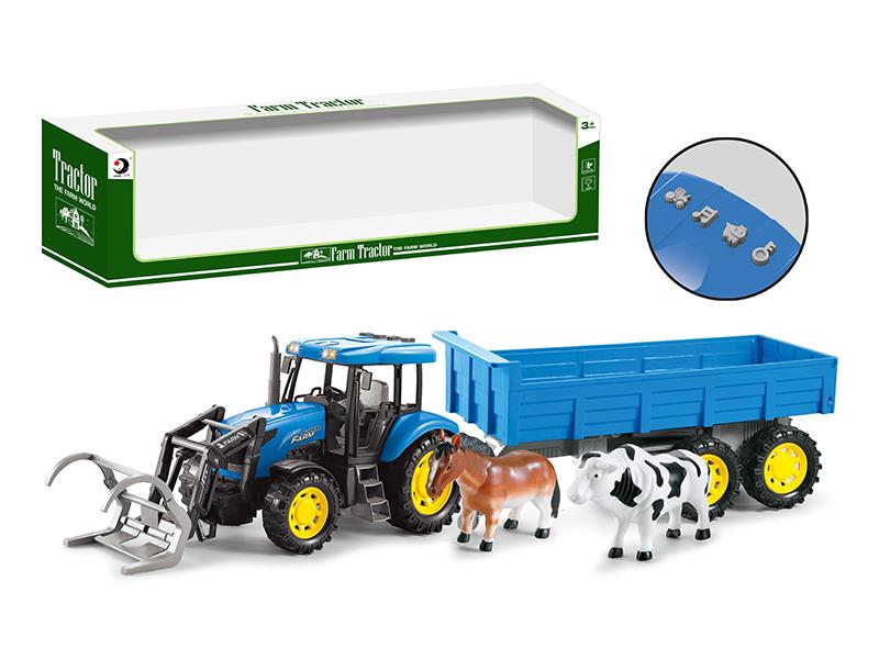 Friction Farm Tractor With Light And Music