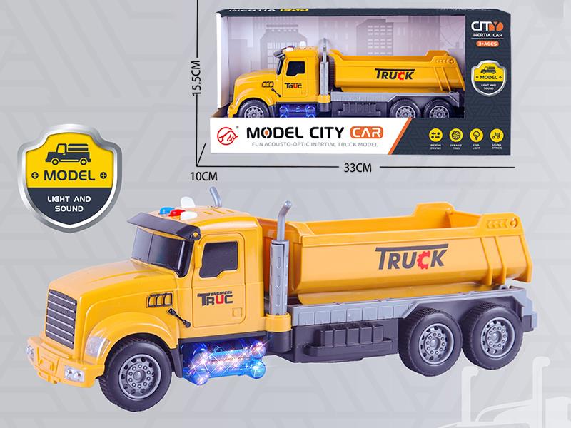 Friction Engineering Dump Truck With Sound And Lights