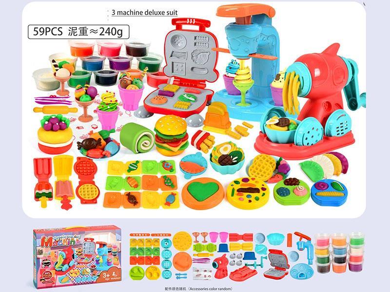 3 Machine Clay Set 59PCS