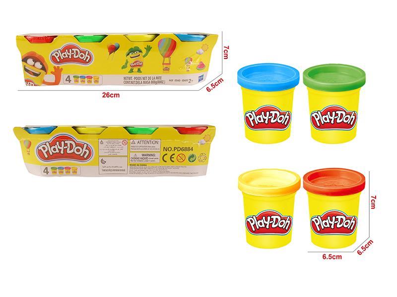 Colored Clay 4 Can Packing