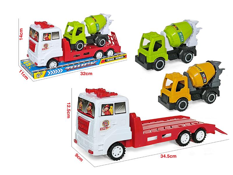 Friction Trailer With Engineering Truck
