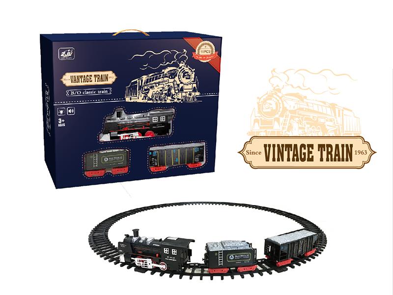 Retro Rail Train(Light + Sound)