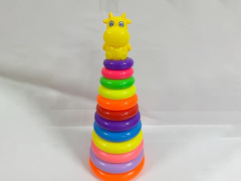 Calf Rainbow Tower Jenga Loop 12 Layers