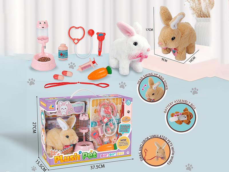 Electric Plush Rabbit Set