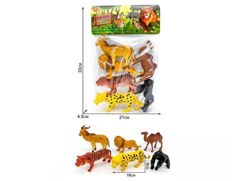 Wild Animals Set 6pcs