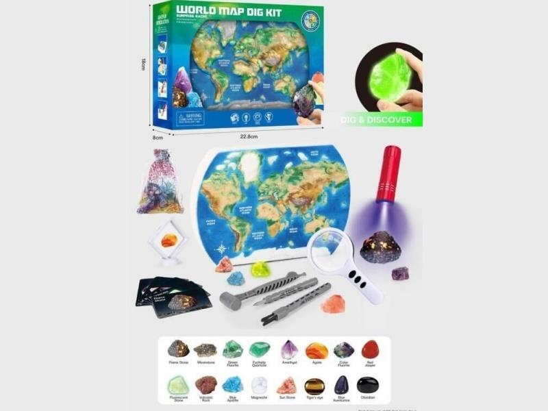 World Maps Of The Science, Education And Archaeology Series