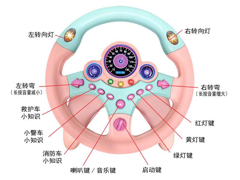 Steering Wheel With Sound And Light
