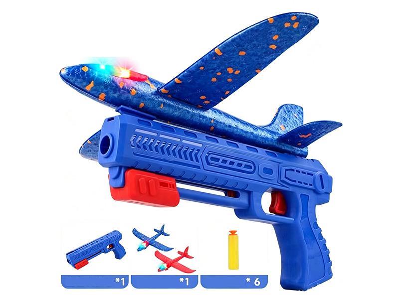 Foam Aircraft Gun(Aircraft With Lights)